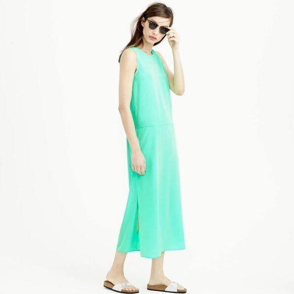 J. Crew Dresses & Skirts - J.Crew Maxi Tank Dress with Side Slits Sz S Gently Used